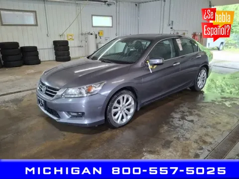 Gray 2015 Honda Accord Touring for sale in Michigan Center, MI