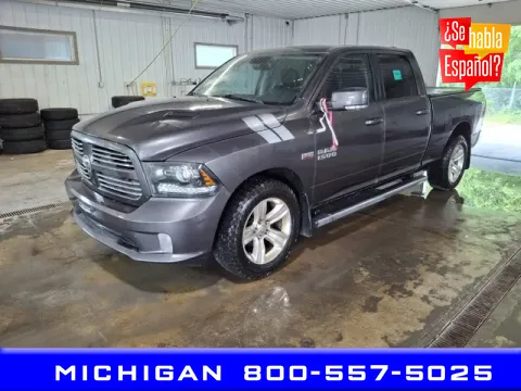 Gray 2014 Ram 1500 Sport for sale in Michigan Center, MI