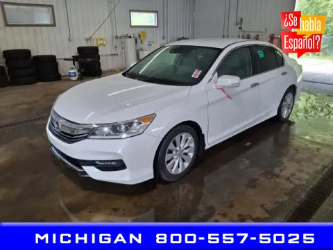 White 2017 Honda Accord EX for sale in Michigan Center, MI