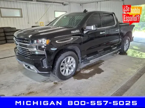 Black 2021 Chevrolet Silverado 1500 High Country for sale in Michigan Center, MI