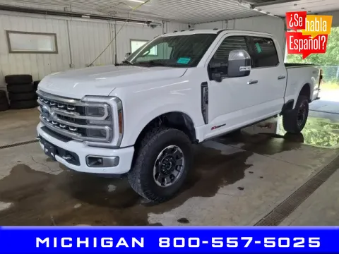 White 2024 Ford F-350SD Platinum for sale in Michigan Center, MI