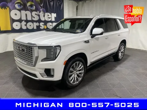 White 2021 GMC Yukon Denali for sale in Michigan Center, MI