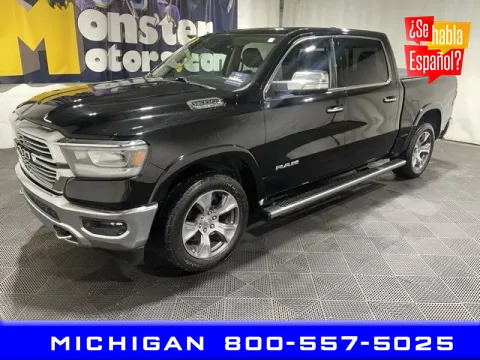 Black 2021 Ram 1500 Laramie for sale in Michigan Center, MI