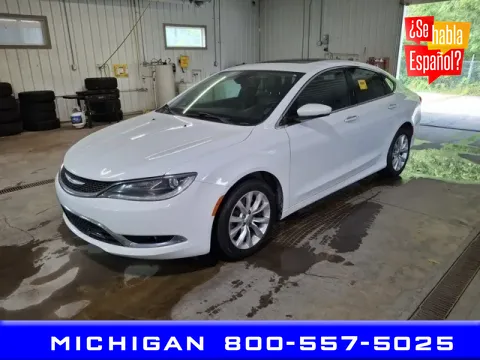 White 2015 Chrysler 200 C for sale in Michigan Center, MI