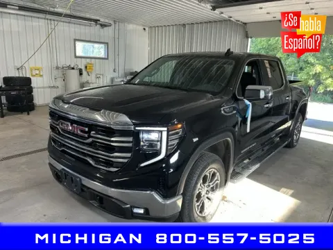 Black 2022 GMC Sierra 1500 SLT for sale in Michigan Center, MI