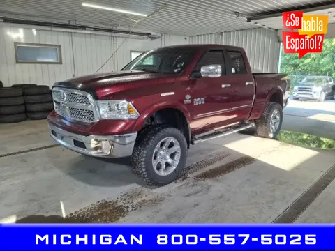 Red 2017 Ram 1500 Laramie for sale in Michigan Center, MI