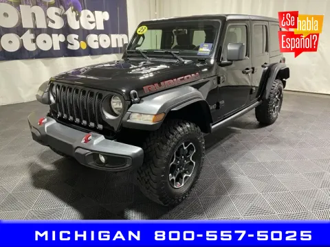 Black 2023 Jeep Wrangler Rubicon for sale in Michigan Center, MI