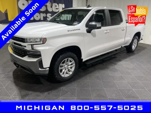 White 2021 Chevrolet Silverado 1500 LT for sale in Michigan Center, MI