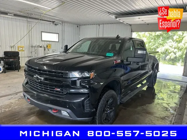 Black 2021 Chevrolet Silverado 1500 LT Trail Boss for sale in Michigan Center, MI