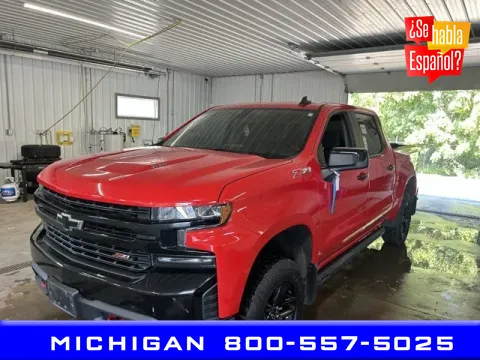 Red 2020 Chevrolet Silverado 1500 LT Trail Boss for sale in Michigan Center, MI