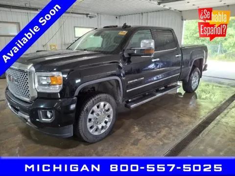 Black 2016 GMC Sierra 2500HD Denali for sale in Michigan Center, MI