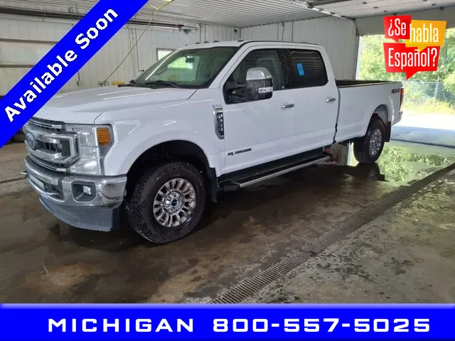 White 2022 Ford F-250SD XLT for sale in Michigan Center, MI