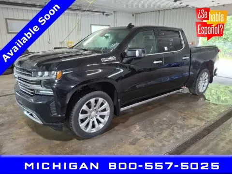 Black 2021 Chevrolet Silverado 1500 High Country for sale in Michigan Center, MI
