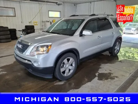 Silver 2012 GMC Acadia SLT-1 for sale in Michigan Center, MI