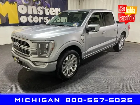 Silver 2022 Ford F-150 Limited for sale in Michigan Center, MI