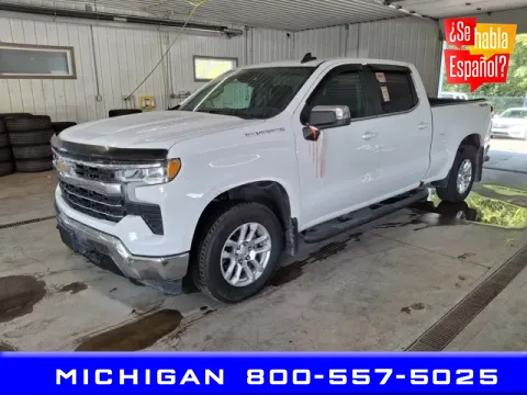 White 2024 Chevrolet Silverado 1500 LT for sale in Michigan Center, MI