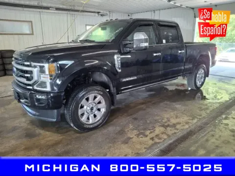 Black 2022 Ford F-350SD Platinum for sale in Michigan Center, MI