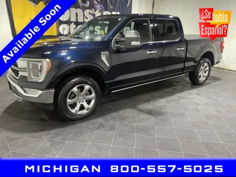 Blue 2021 Ford F-150 King Ranch for sale in Michigan Center, MI