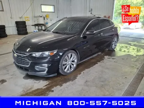 Black 2016 Chevrolet Malibu Premier for sale in Michigan Center, MI