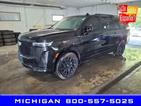 Black 2023 Cadillac Escalade ESV Sport Platinum for sale in Michigan Center, MI