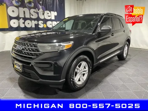 Black 2022 Ford Explorer XLT for sale in Michigan Center, MI