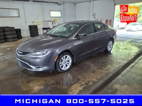 Gray 2015 Chrysler 200 Limited for sale in Michigan Center, MI
