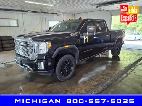 Black 2021 GMC Sierra 2500HD Denali for sale in Michigan Center, MI