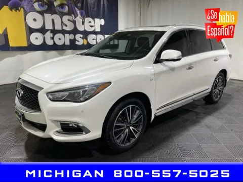 White 2017 INFINITI QX60 for sale in Michigan Center, MI