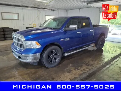Blue 2017 Ram 1500 SLT for sale in Michigan Center, MI