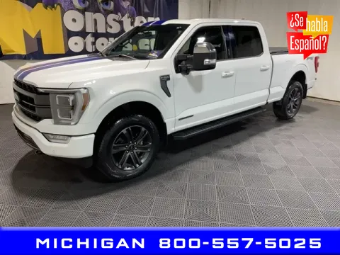 White 2022 Ford F-150 Lariat for sale in Michigan Center, MI
