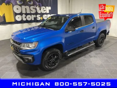 Blue 2022 Chevrolet Colorado Z71 for sale in Michigan Center, MI