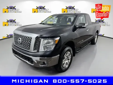 Black 2018 Nissan Titan SV for sale in Michigan Center, MI