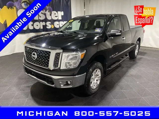 Black 2018 Nissan Titan SV for sale in Michigan Center, MI