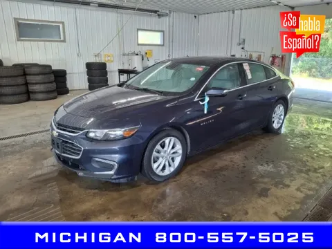 Blue 2017 Chevrolet Malibu LT for sale in Michigan Center, MI