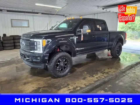 Black 2017 Ford F-350SD Platinum for sale in Michigan Center, MI