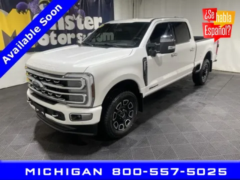 White 2024 Ford F-250SD Platinum for sale in Michigan Center, MI