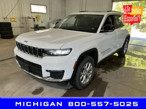 White 2023 Jeep Grand Cherokee L Limited for sale in Michigan Center, MI