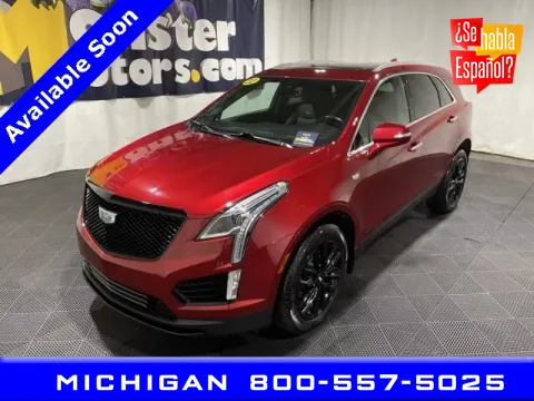 Red 2022 Cadillac XT5 Premium Luxury for sale in Michigan Center, MI