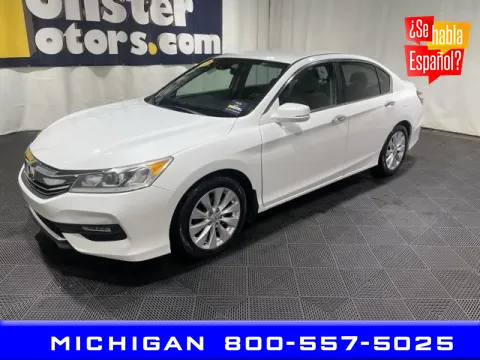 White 2017 Honda Accord EX for sale in Michigan Center, MI