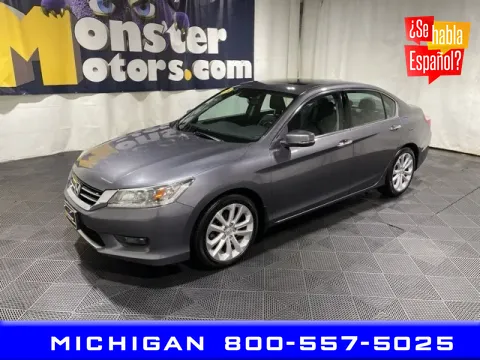 Gray 2015 Honda Accord Touring for sale in Michigan Center, MI