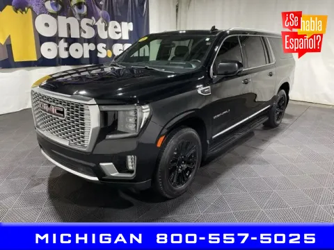Black 2022 GMC Yukon XL Denali for sale in Michigan Center, MI