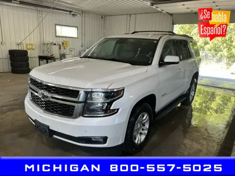 White 2020 Chevrolet Tahoe LT for sale in Michigan Center, MI