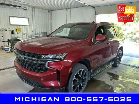 Red 2021 Chevrolet Tahoe RST for sale in Michigan Center, MI