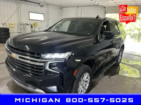 Black 2023 Chevrolet Tahoe LT for sale in Michigan Center, MI
