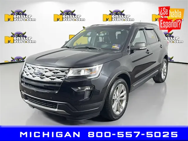 Black 2019 Ford Explorer XLT for sale in Michigan Center, MI