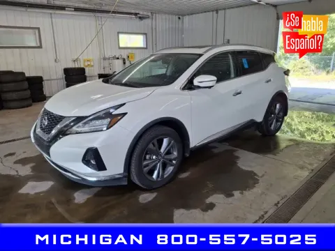 White 2022 Nissan Murano Platinum for sale in Michigan Center, MI