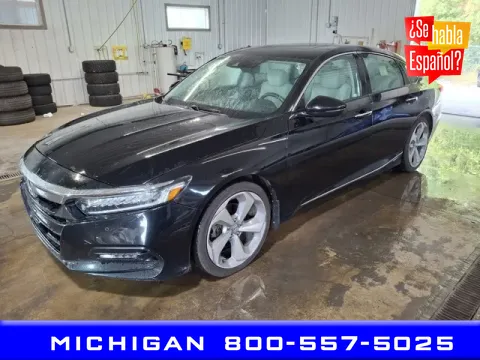 Black 2018 Honda Accord Touring for sale in Michigan Center, MI