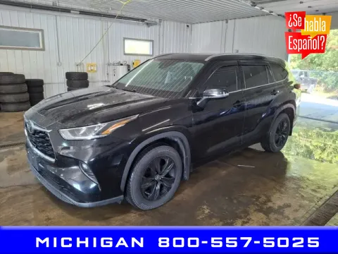 Black 2023 Toyota Highlander L for sale in Michigan Center, MI