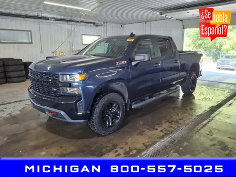 Blue 2022 Chevrolet Silverado 1500 LTD Custom Trail Boss for sale in Michigan Center, MI