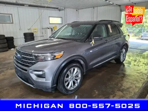 Gray 2022 Ford Explorer XLT for sale in Michigan Center, MI